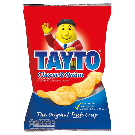 Tayto Cheese and Onion Potato Crisps 125G